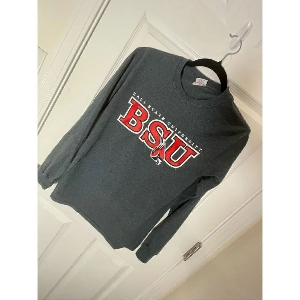 Ball State University BSU long sleeve tshirt size small